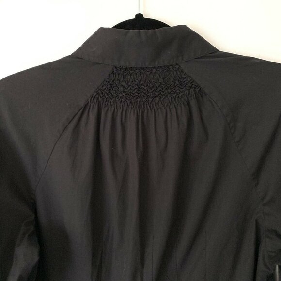Catherine Malandrino 6 Black Button Down Shirt - Picture 6 of 6